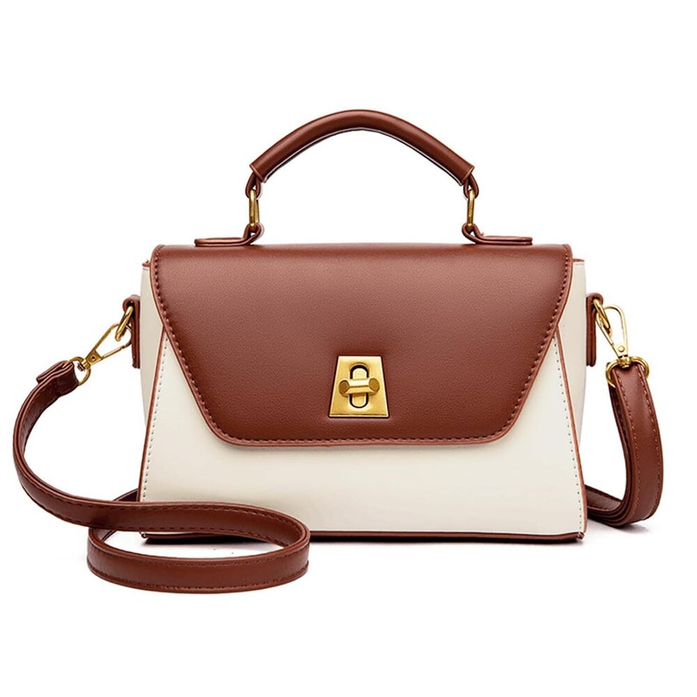 Top-Handle Crossbody Bags for Women Leather Satchel Handbags Ladies